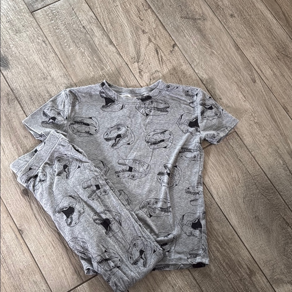 EUC Old Navy Dino pj set, sz 12/XL